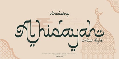 Al Hidayah Font Poster 1