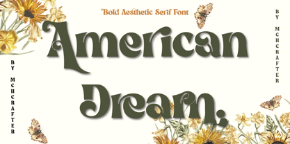 American Dream Font Poster 1