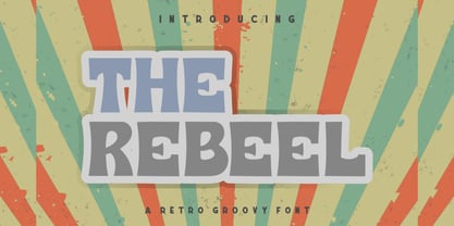 The Rebeel Font Poster 1