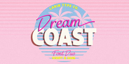 Dream Coast Font Poster 1