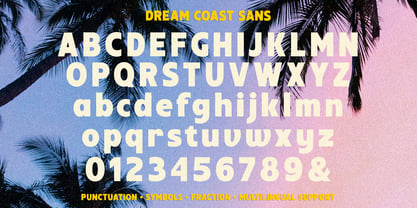 Dream Coast Font Poster 10