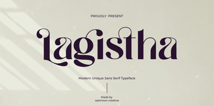 Lagistha Font Poster 1