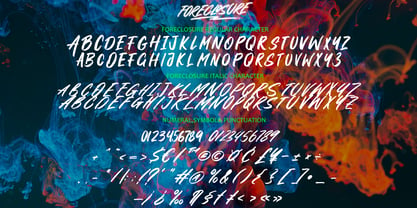 Foreclosure Font Poster 7