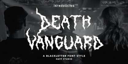 Death Vanguard Font Poster 1