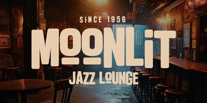 Night Lounge Font Poster 3