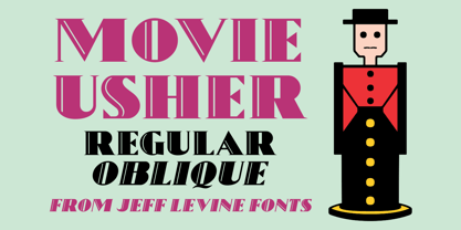 Movie Usher JNL Font Poster 1