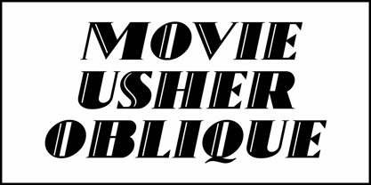 Movie Usher JNL Font Poster 4