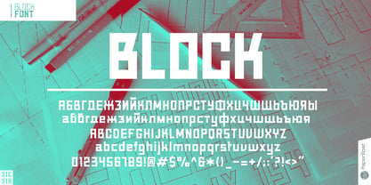 Block Font Poster 6