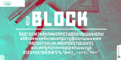 Block Font Poster 7