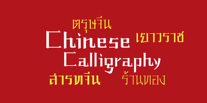 Tai Qin Font Poster 5