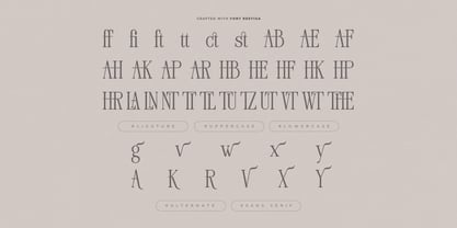 Restiga Font Poster 13