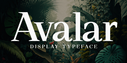 Avalar Regular Font Poster 1