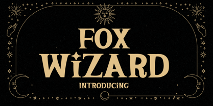 Fox Wizard Font Poster 1