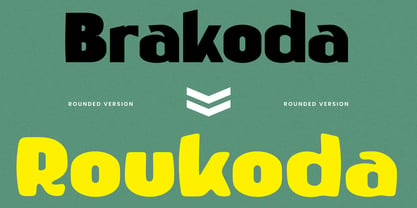 Roukoda Font Poster 4