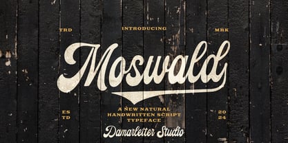 Moswald Font Poster 1