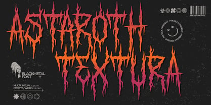 Astaroth Textura Font Poster 1