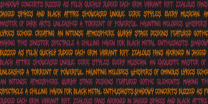 Astaroth Textura Font Poster 9