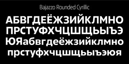 Bajazzo Rounded Font Poster 7