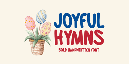 Joyful Hymns Font Poster 1
