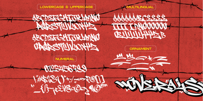 Overals Font Poster 9