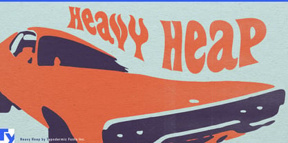 Heavy Heap Font Poster 1