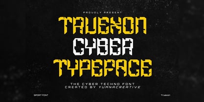 Truexon Font Poster 1