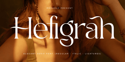 Hefigrah Font Poster 1