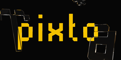 Pixto Font Poster 1