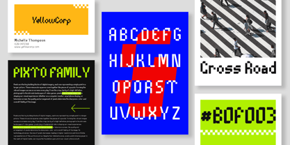 Pixto Font Poster 3