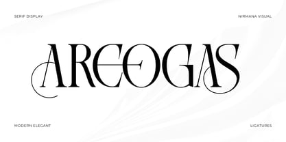 Areogas Vintage Font Poster 1