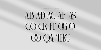 Areogas Vintage Font Poster 9