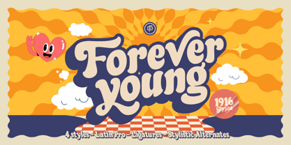 Fd Forever Young Font Poster 1