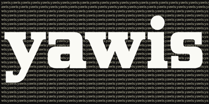 Yawis FX Variable Font Poster 13