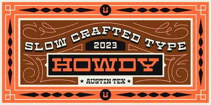 Howdy Font Poster 9