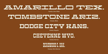 Howdy Font Poster 4