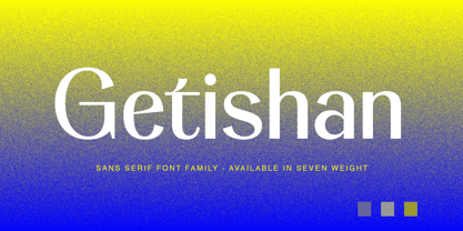 Getishan Font Poster 1