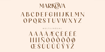 Markova Font Poster 12