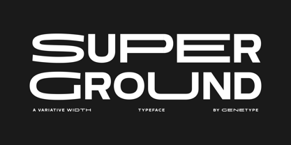 Super Ground Font Poster 1