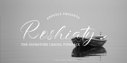 Roshiaty Font Poster 1