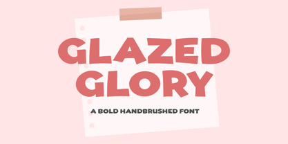 Glazed Glory Font Poster 1