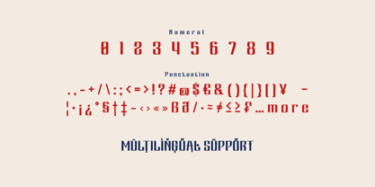 Hervia Font Poster 10