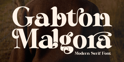 Gabton Malgora Font Poster 1