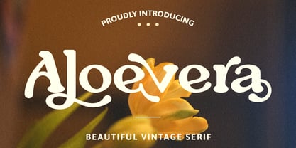 Aloevera Font Poster 1