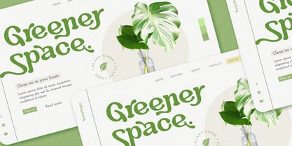 Aloevera Font Poster 3