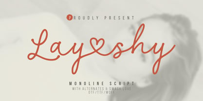 Layshy Font Poster 1