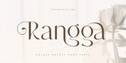 Rangga Font Poster 1