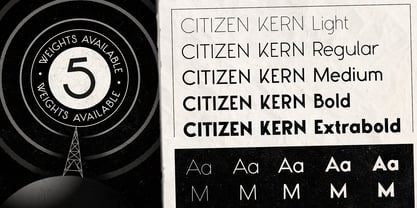 Citizen Kern Font Poster 2