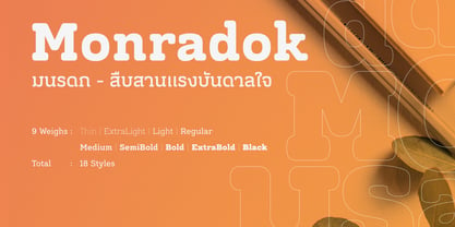 Monradok Font Poster 1