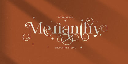 Merianthy Font Poster 1