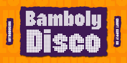 Bamboly Disco Font Poster 1